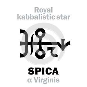 Astrology: SPICA (The Royal Behenian kabbalistic star) photo
